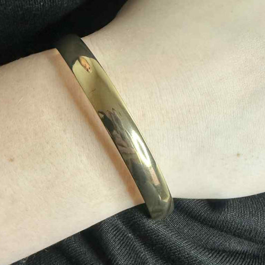The Claire Open Bangle-Gold