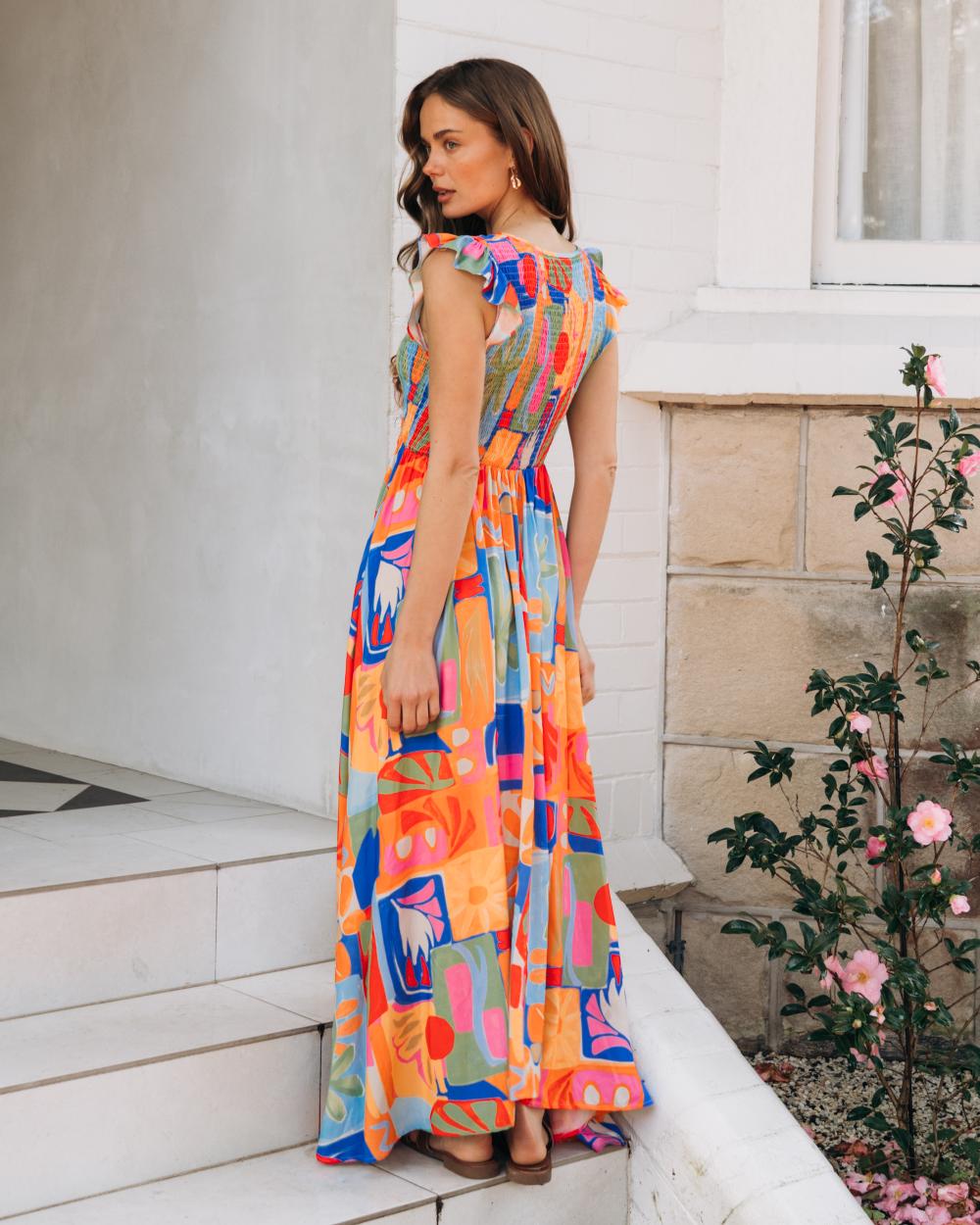 Colourwave Maxi Dress
