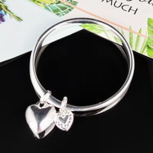 The Millie Bangle-Silver