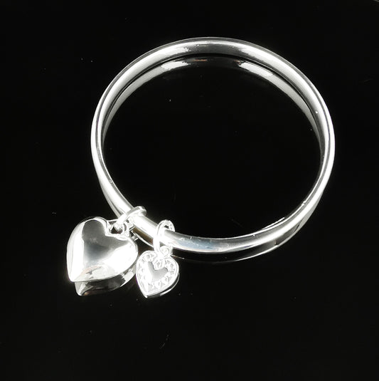 The Millie Bangle-Silver
