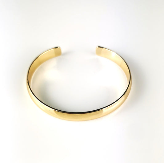 The Claire Open Bangle-Gold