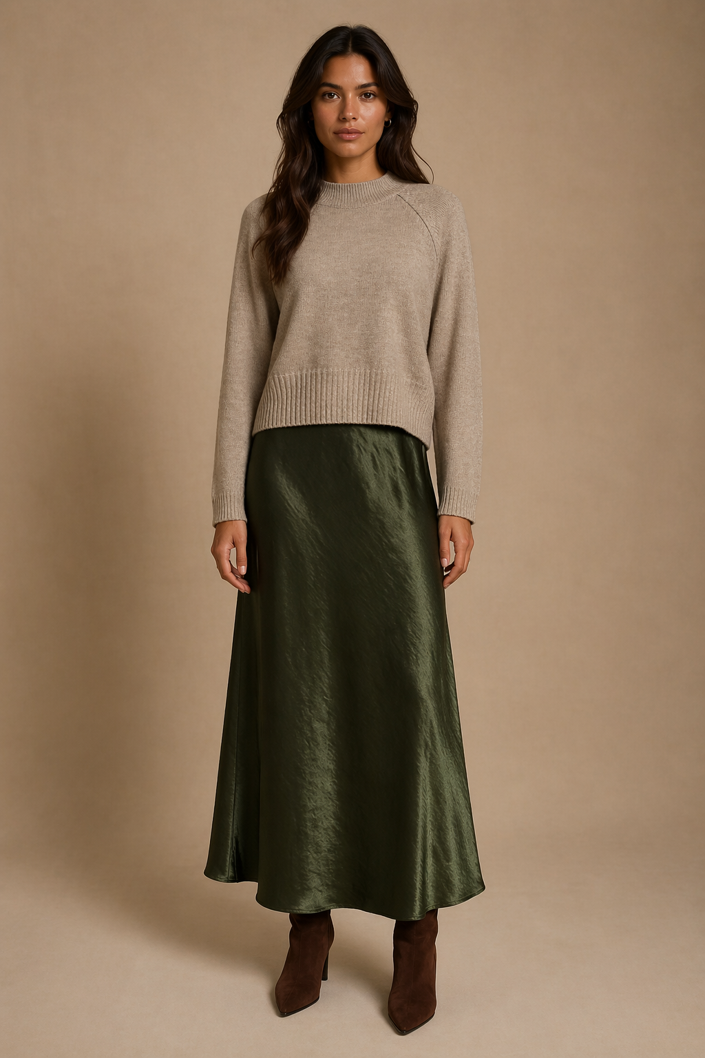 Olive A line Skirt