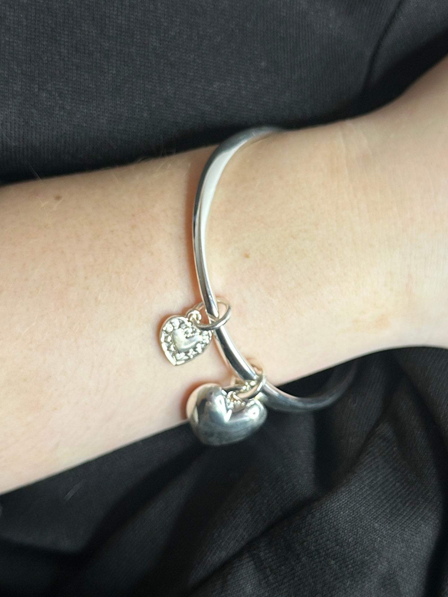 The Millie Bangle-Silver