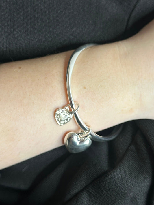 The Millie Bangle-Silver