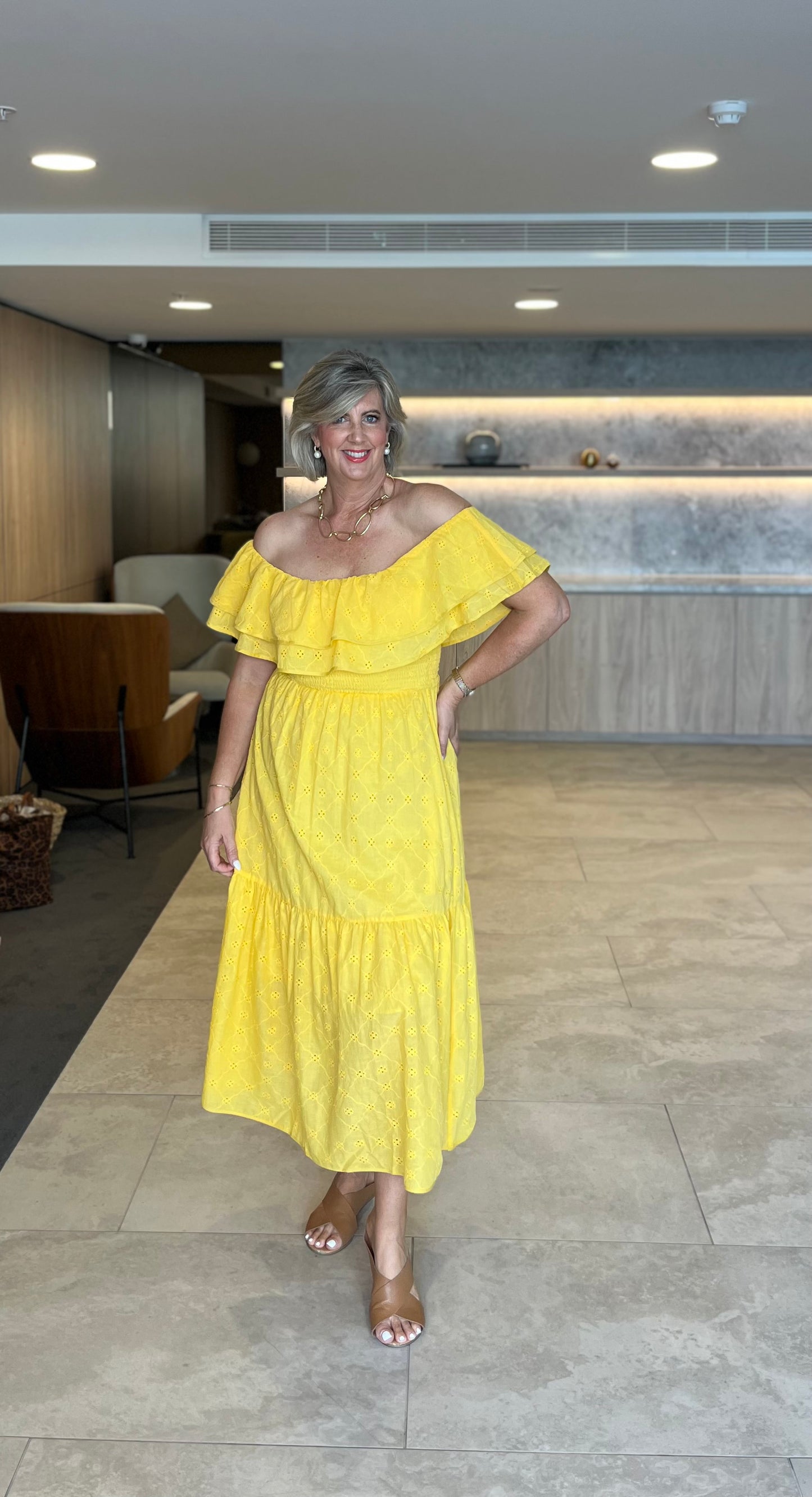 Lenny Ruffle Dress