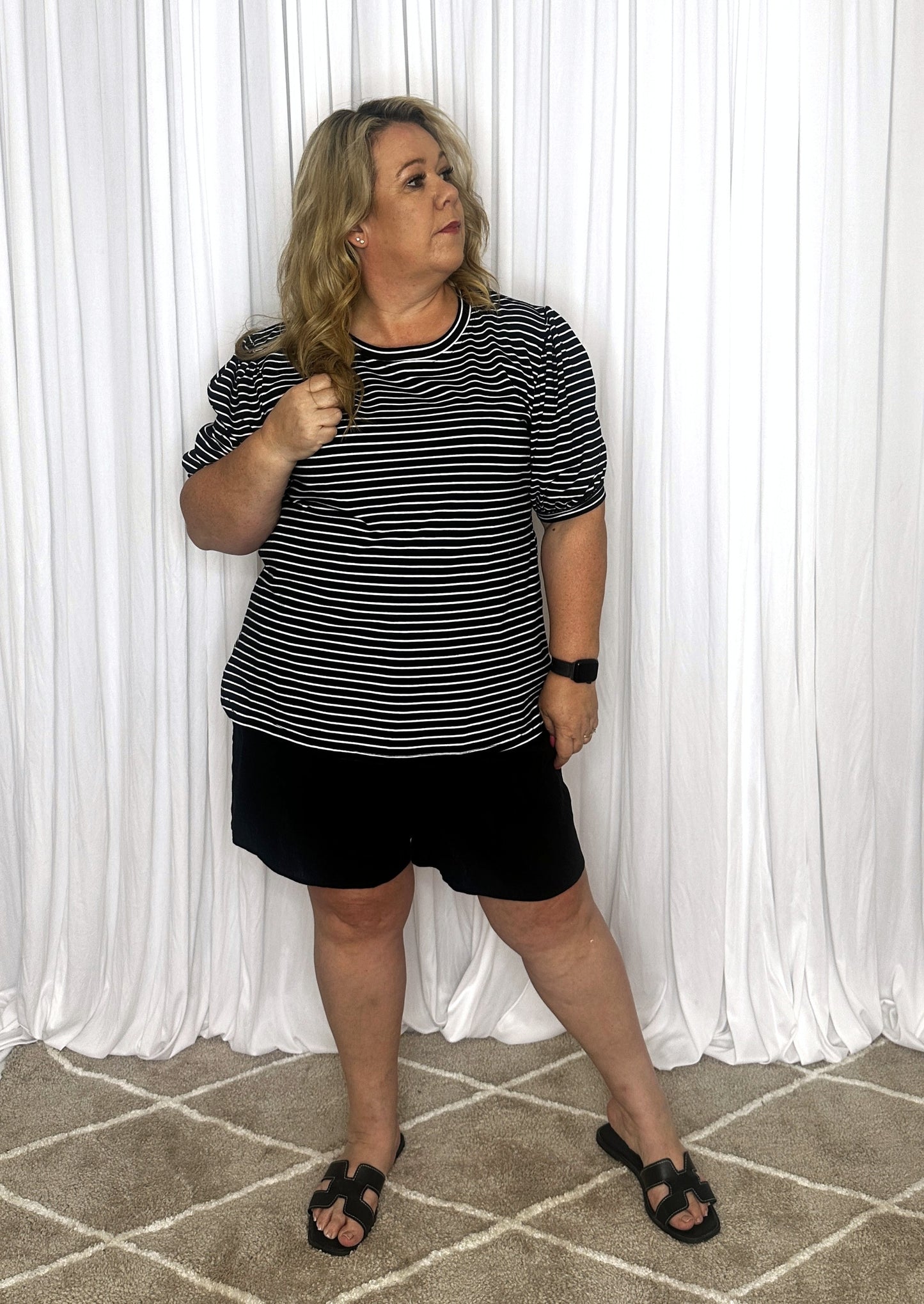 Phoebe puff Sleeve Tee