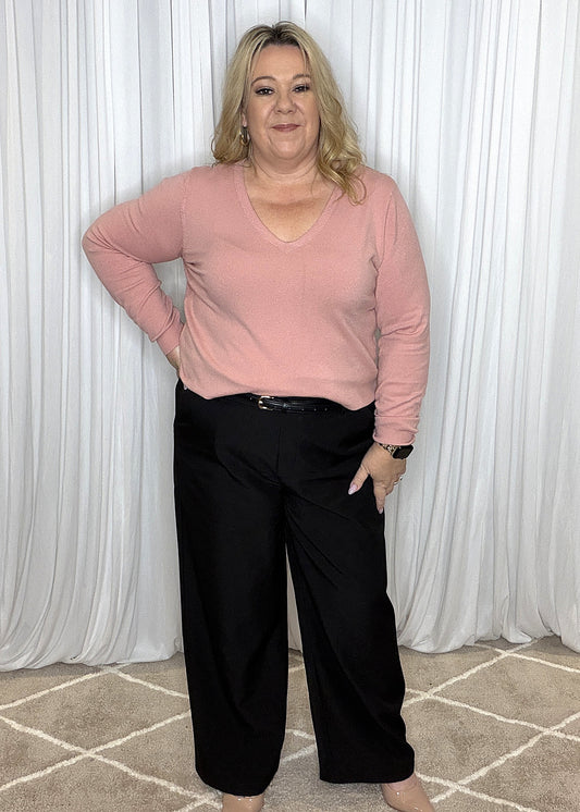 Blush light knit