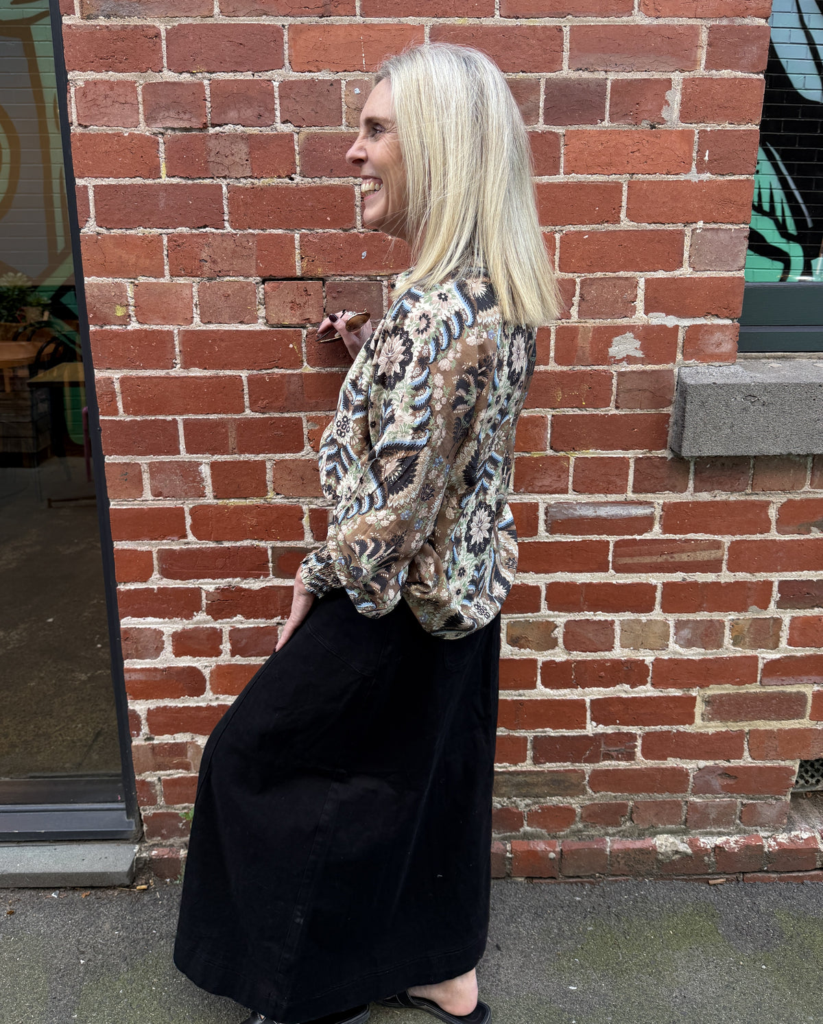 Brown Boho Top