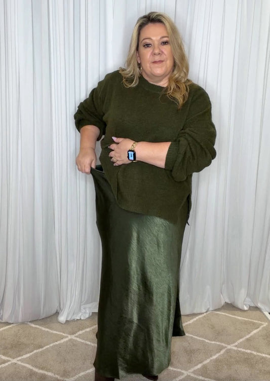 Olive A line Skirt