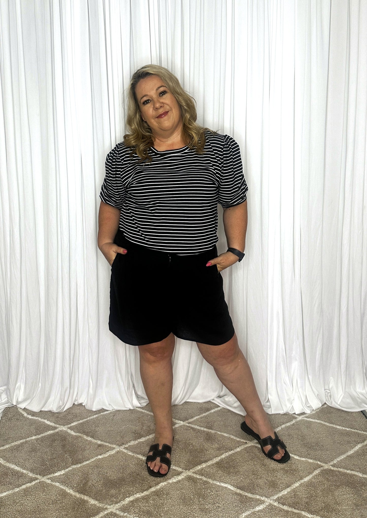Phoebe puff Sleeve Tee