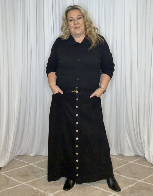 Maxi Denim Skirt