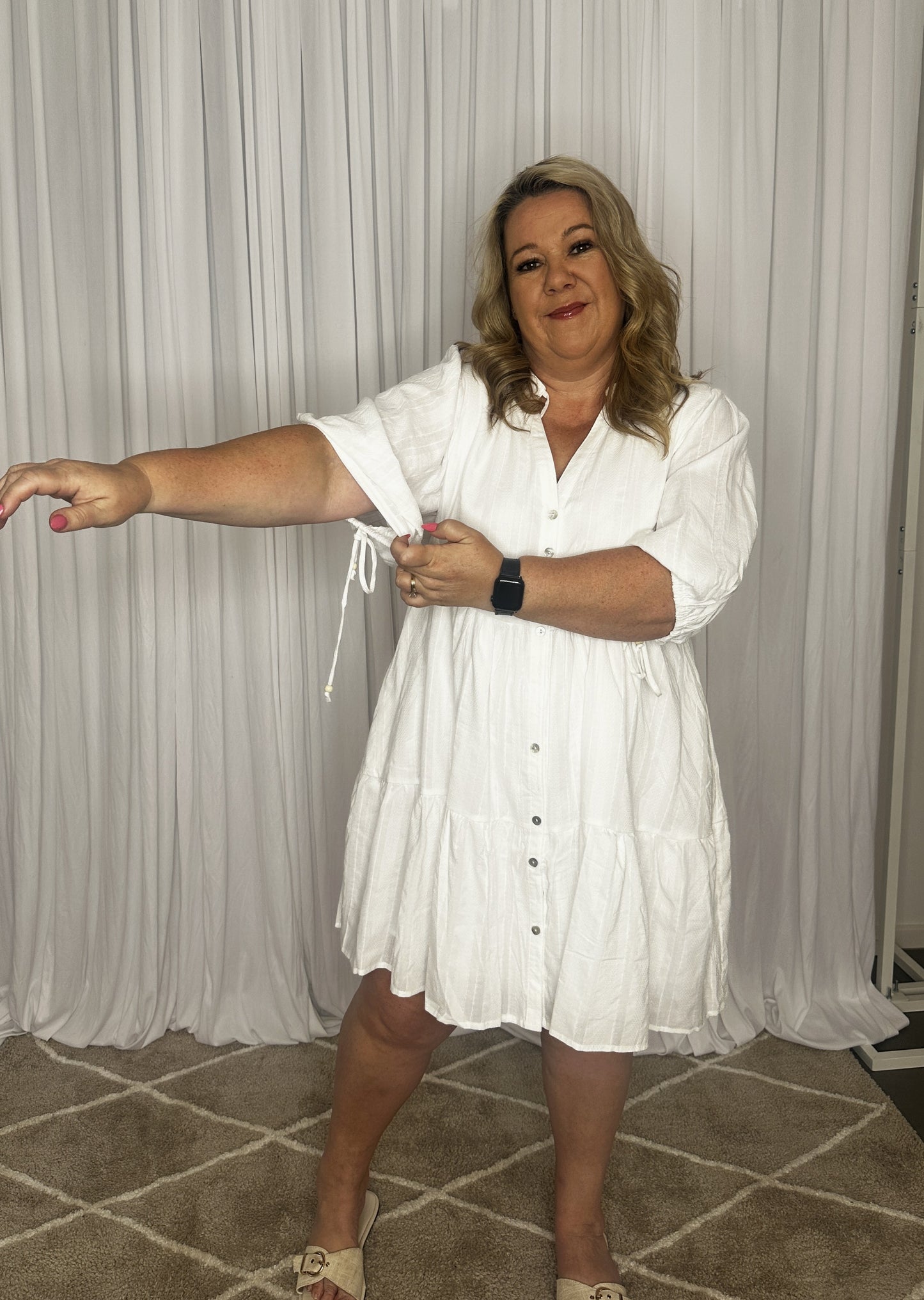 White Baby Doll Dress