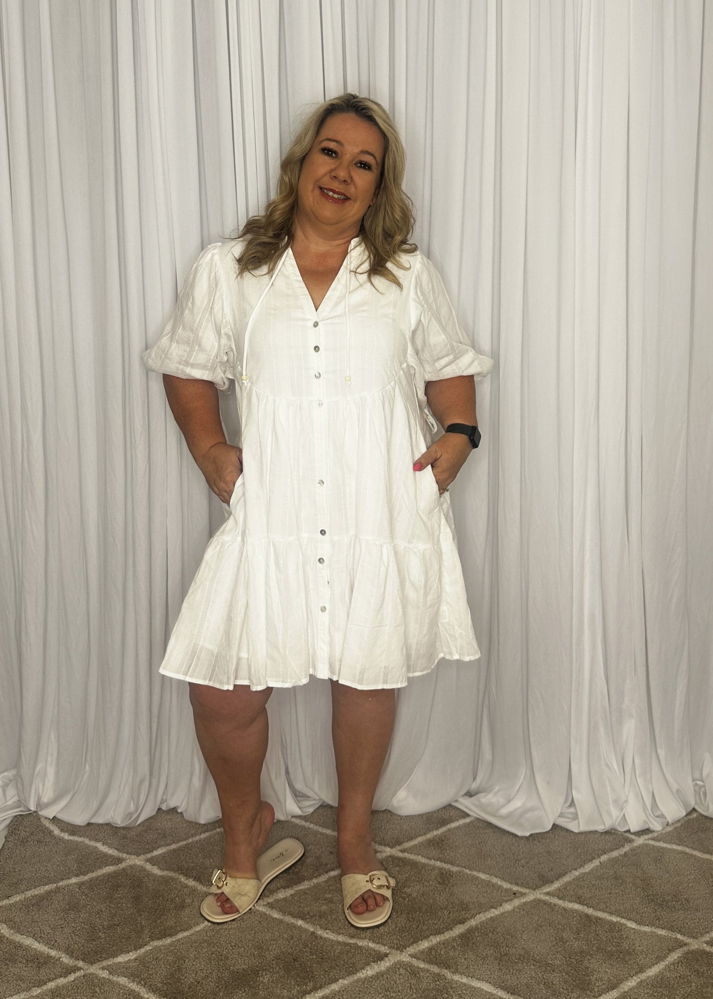 White Baby Doll Dress